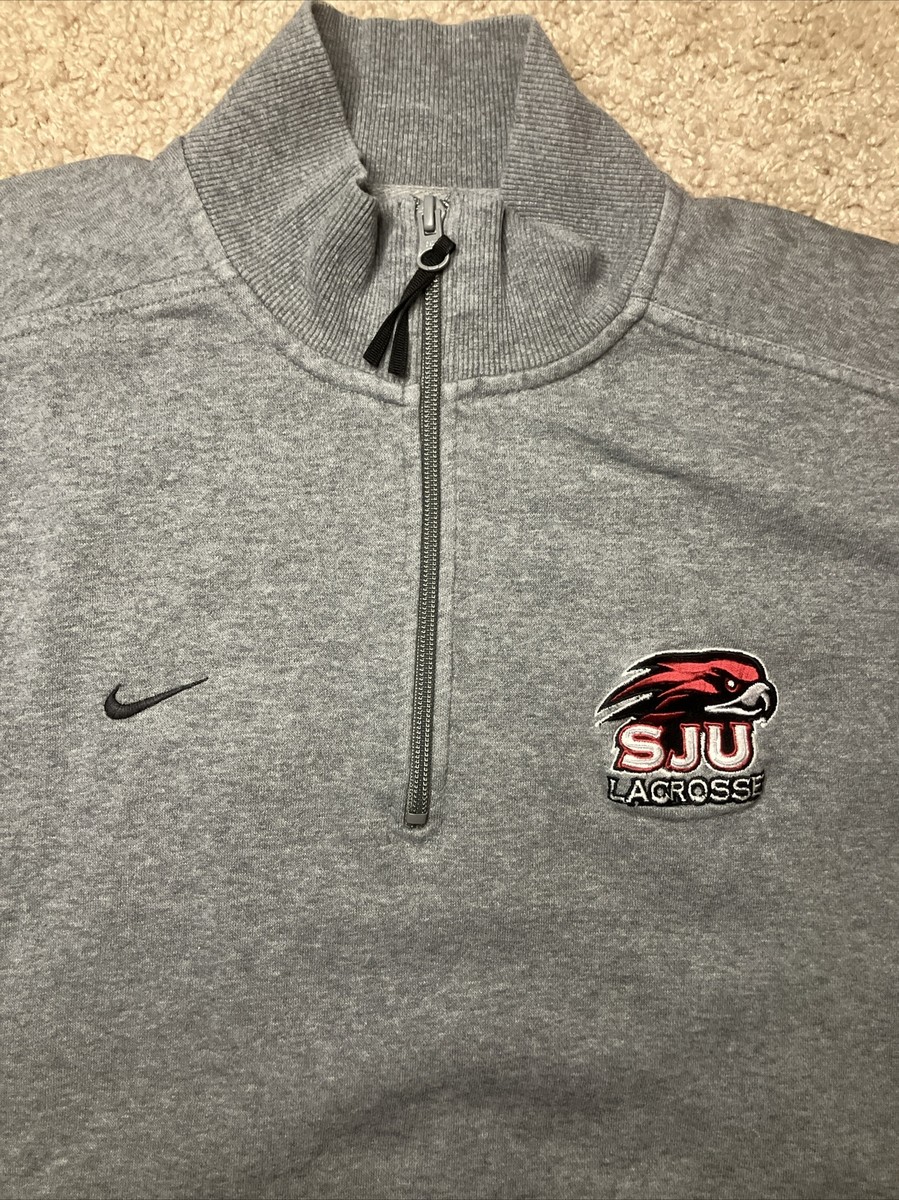 Nike St. Josephs University SJU Lacrosse Sweatshirt Nike 1/4 Zip