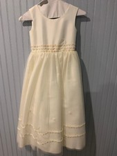 The Sweetie Collection Communion/Wedding   Beaded Tulle Dress BEAUTIFUL Size 6 