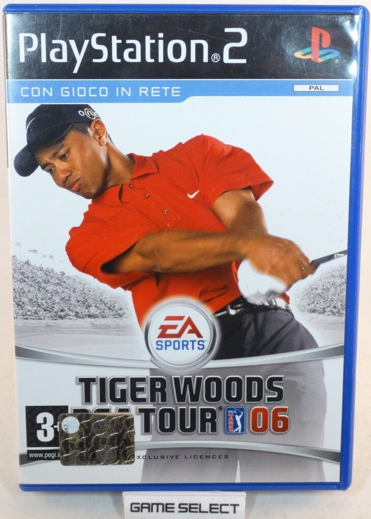 Tiger Woods Pga Tour 06 Golf 2006 sony ps2 playstation 2 pal - Complet