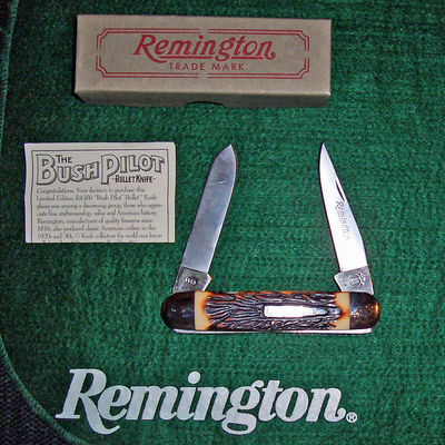 Mint 1993 Remington R4356 BUSH PILOT Bullet Knife