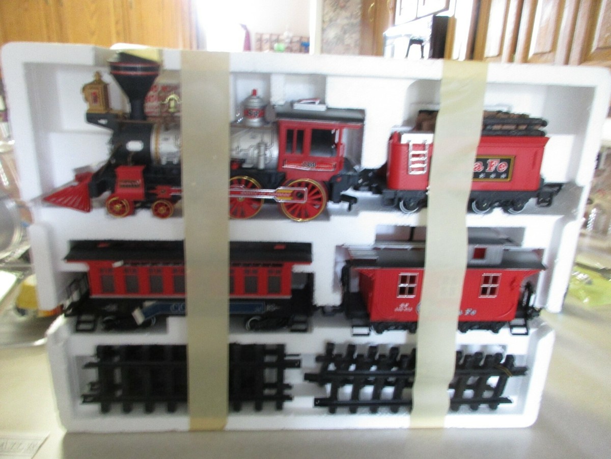 New Bright The Santa Fe Express Train Set #186 In Original Box GUC