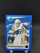 2020 Donruss Michael Pittman Jr. Rated Rookie Blue Press Proof #322