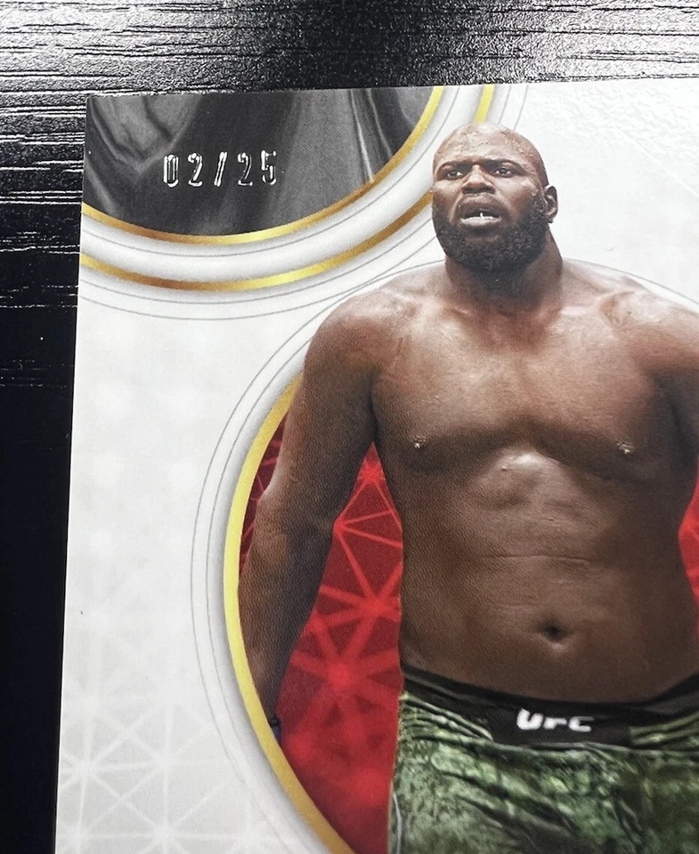 2021 Panini Select UFC JAIR ROZENSTRUIK Tie Dye Prizm Relic # 2/25 FIGHTER WORN - Image 3 of 3