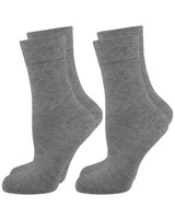 Nur Die 2Er Pack Damen Bambus Komfort Socken Weich Komfortbund Bambus-Socke