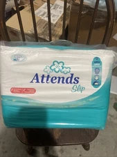 Pack Of 28 Attends Slip Large Super Vintage Plastic Adult Diapers