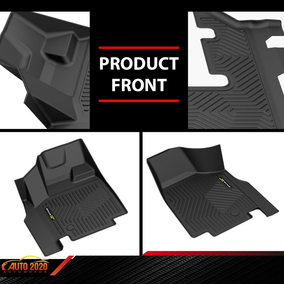Fits 2008-20 Dodge Grand Caravan All Weather TPE Floor Mats Cargo Liner Carpets Foto 3 de 4