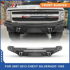 Steel Front Bumper For 2007-2013 Chevy Silverado 1500 Truck Pickup Heavy Duty