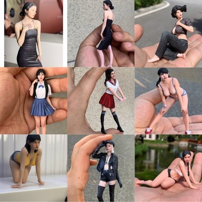 Diorama 1:16/18 Hyperrealistische Figur Modell Garage Scene Resin Puppe Zubehör