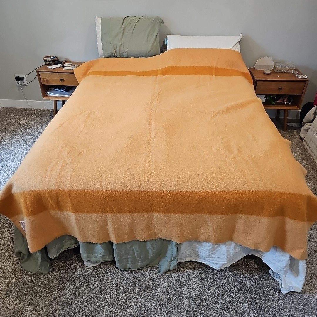 Hudson Bay Tan Orange 4 Point Wool 72