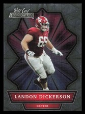 2021 Wild Card Alumination #ABC-61 Landon Dickerson Alabama Crimson Tide