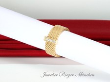 Tiffany & Co. Ring Somerset Gelbgold 750 Diamanten Brillanten Größe 54 Gold