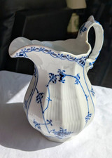 Royal Copenhagen Blue Fluted Half Lace Jug/Pitcher (Model 1/646)