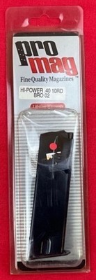 PRO MAG FN FNH HI-POWER 40 S&W Smith Wesson BRO 02 10 Round Magazine