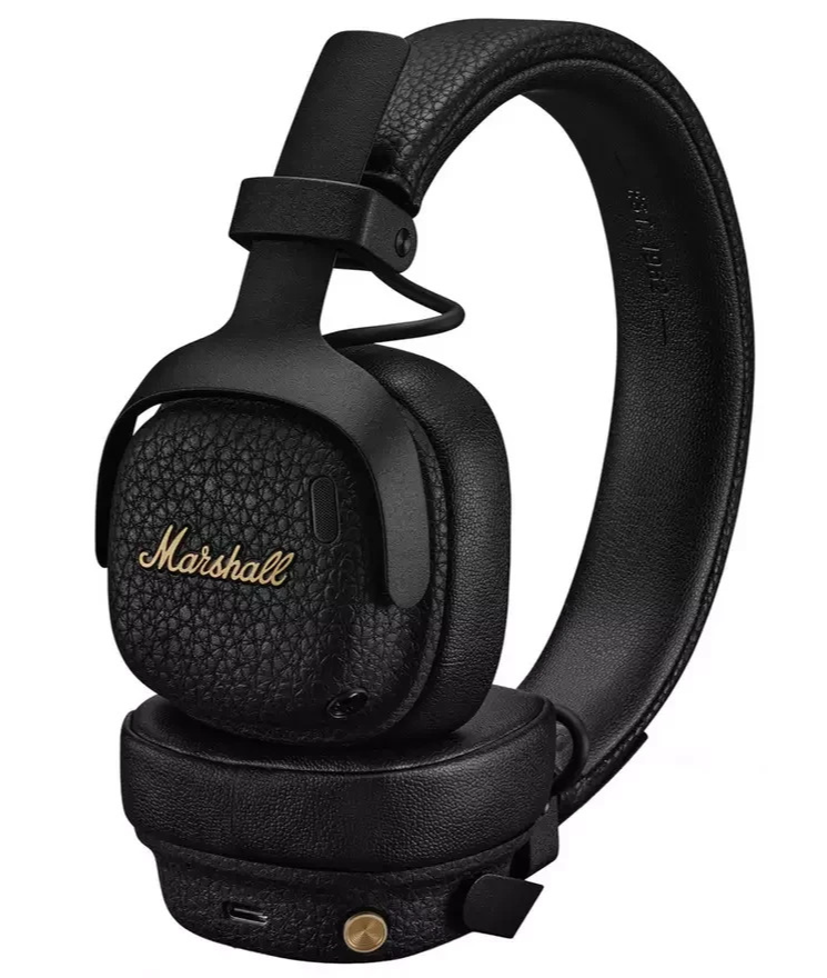 Marshall Milton A.N.C. On-Ear Wired and Wireless Headphones - Black BRAND NEW