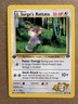 Lt. Surge's Rattata 85/132 Gym Challenge 1st Edition Common Pokemon Card NM+
