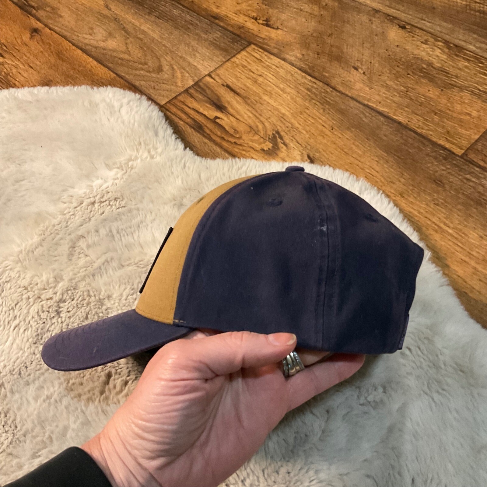 Patagonia Patch Snap Back Baseball Cap Hat Brown … - image 6