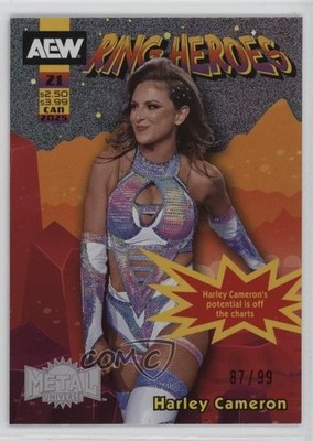 2025 Skybox Metal Universe AEW All Elite Wrestling 87/99 Harley Cameron 0nr3