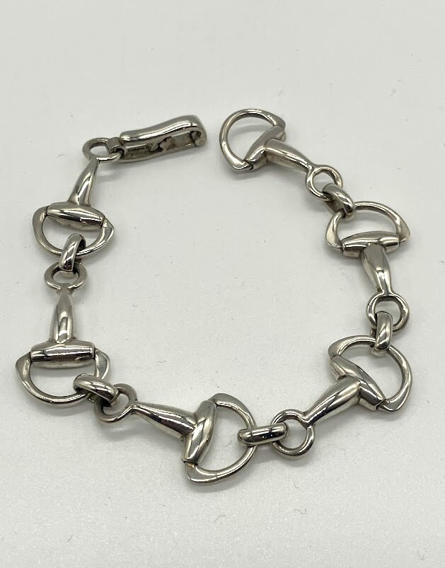 Gucci Vintage SV925 Horsebit Bracelet 0.92oz - Elegant Gucci Vintage SV925 Horsebit Bracelet 0.92oz - Elegant