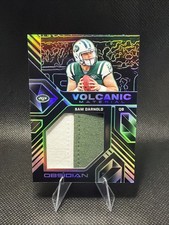 2018 Obsidian Volcanic Material Relics Sam Darnold VM-4 Electric Etch Green /25