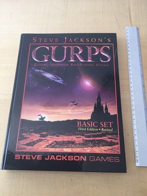 STEVE JACKSONS GURPS RPG - BASIC SET 3rd ED 1999 - Hardcover - UNGELESEN & SEHR GUTER ZUSTAND*