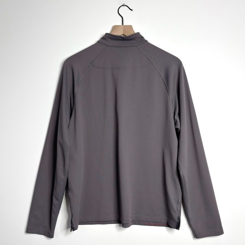 RHONE Mens Session 1/4 Zip Pullover UPF 50 Golf Gray Purple size Medium - Picture 3 of 6