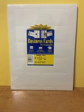 Geographics Business Cards 250 Count Sealed Package Granite-Ivory 65 lbs