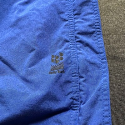 Helly Hansen Helly-Tech Mens Blue Waterproof Snow Ski Pants Full Side Zip Large