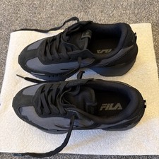Fila Women's Size 3 Trainers Black New Without Tags and Box Never Worn
