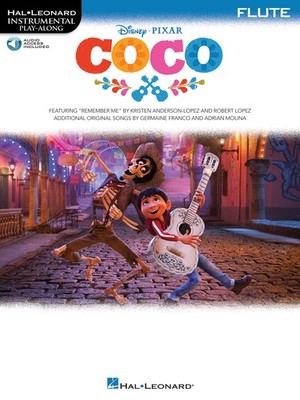 Coco Disney Movie 2017 for Flute Solo Sheet Music Play-Along Book Online Audio