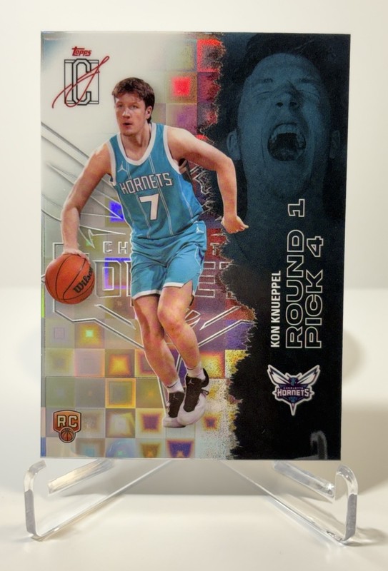 Topps Signature 2024-25 Kon Knueppel Charlotte Hornets #55 Rookie RC Refractor
