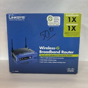 Linksys WRT54G Routeur haut débit sans fil G v8 --utiliser pour clignoter DD-WRT SEALED