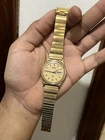 Vintage Seiko Gold-Tone Stainless Steel SQ Quartz Watch (New Battery)