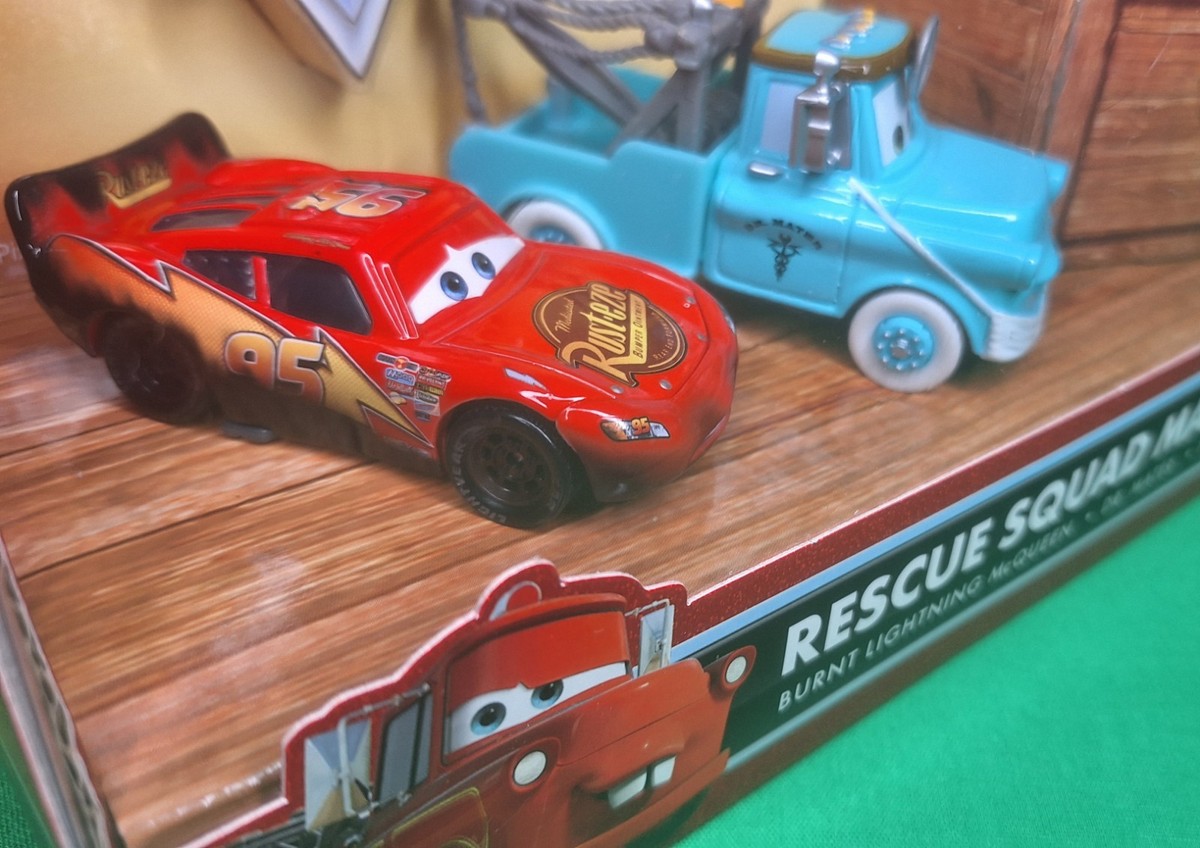 Disney Pixar Cars Toon Rescue Squad Mater 4 Pack Set New | eBay