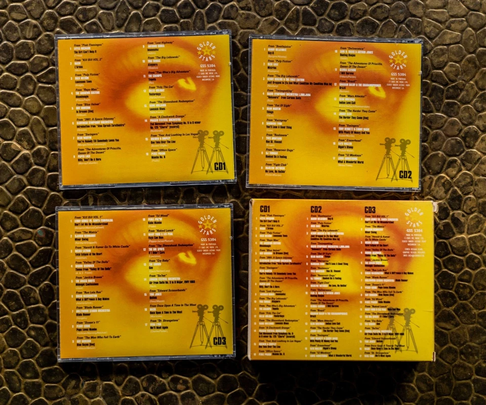 MUSIC FROM CULT FLICKS – 3 CD-Box, Pulp Fiction, Big Lebowski, Tarantino - Bild 2 von 3