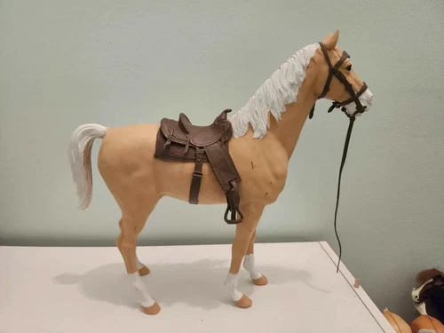 New ListingVintage Marx Horse Johnny West "Best of the West" Thunderbolt in Palomino