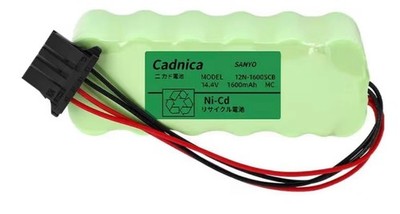 OKUMA OSP-P200M System PLC Ni-Cd Battery 14.4V 1600mAh Sanyo 12N-1600SCB