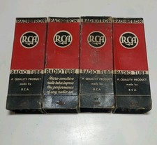 Vintage NOS IN BOX Lot Of 4 RCA 79 Electron Radio Tubes