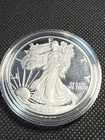 2002-W Proof Silver Eagle 1 oz .999 ASE w/ Box & COA West Point OGP