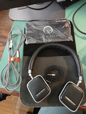 Harmon Kardon Soho Wireless Headphones - Leather, Rare, Discontinued