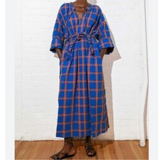 NWOT MARA HOFFMAN Lysa Cover Up Maxi Dress in Blue Multi Size S