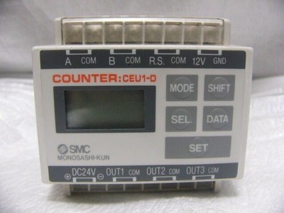 SMC CEU1-D 3-Point Preset Counter Module 24V DC Digital Counter Japan Rare