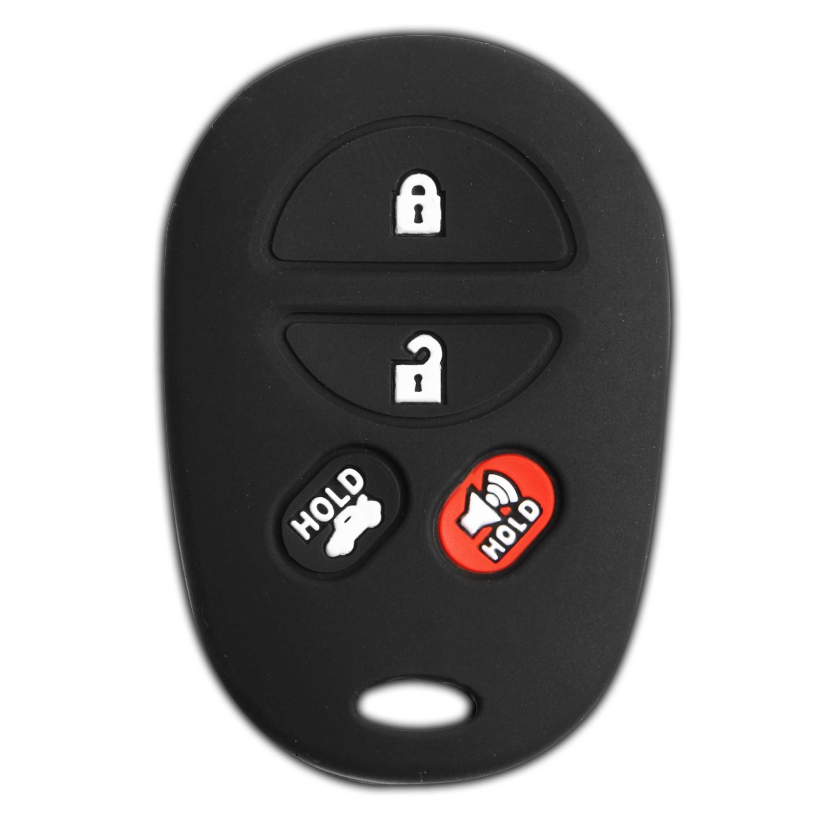 Key Fob Remote Skin Shell Case Cover Replacement for Toyota GQ43VT20T