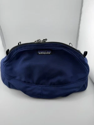 Vintage Patagonia Hip Belt Bag Blue Fanny Waist Pack 48455 Nylon Double Zip - Image 1 of 4