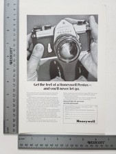 Honeywell Spotmatic Pentax Photography Print Ad / Poster Authentic Promo Art