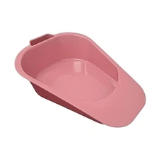 GMAX Fracture Bedpan 13 L X 8 W X 1 H Front X 3.4 H Back Inch Rose 1 Each