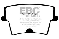 EBC Brakes BremsbeläGe Bremsbelagsatz Hinterachse FüR Chrysler 300 C Touring