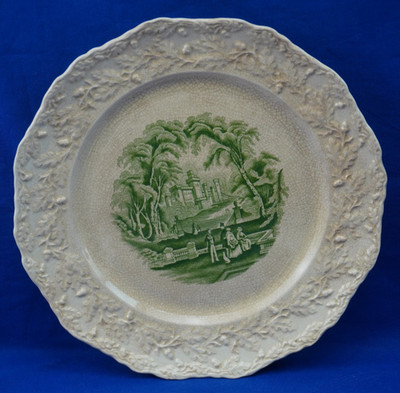 Mason's Oak Green (1) Dinner Plate, 10 1/2'' (Lot B)(B74)
