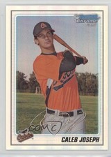 2010 Bowman Chrome Prospects Refractor 21/777 Caleb Joseph #BCP55 0a2