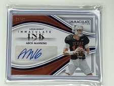 2023 Panini Immaculate Collegiate🔥Blue Ink🔥Arch Manning Auto 🔥#II-AM🔥21/49