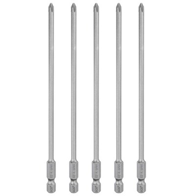 5pcs Phillips PH1 1/4\'' screwdriver tip for hexagon 150mm rod 4mm